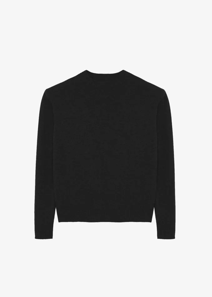 The Frankie Shop Knitwear Rafaela Padded Knit Sweater 8211 Black 8211 Women