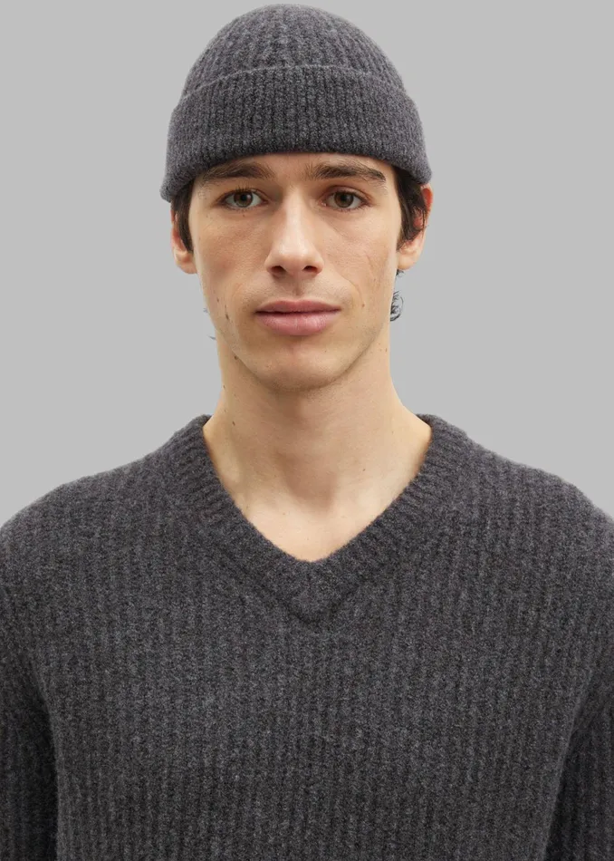 The Frankie Shop Knitwear Samse Samse Sakoji VNeck 8211 Volcanic Ash 8211 MenWomen