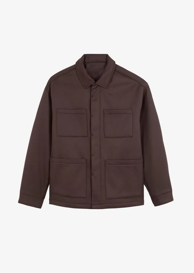 The Frankie Shop Outerwear Mason Boxy Wool Jacket 8211 Brown 8211 Men