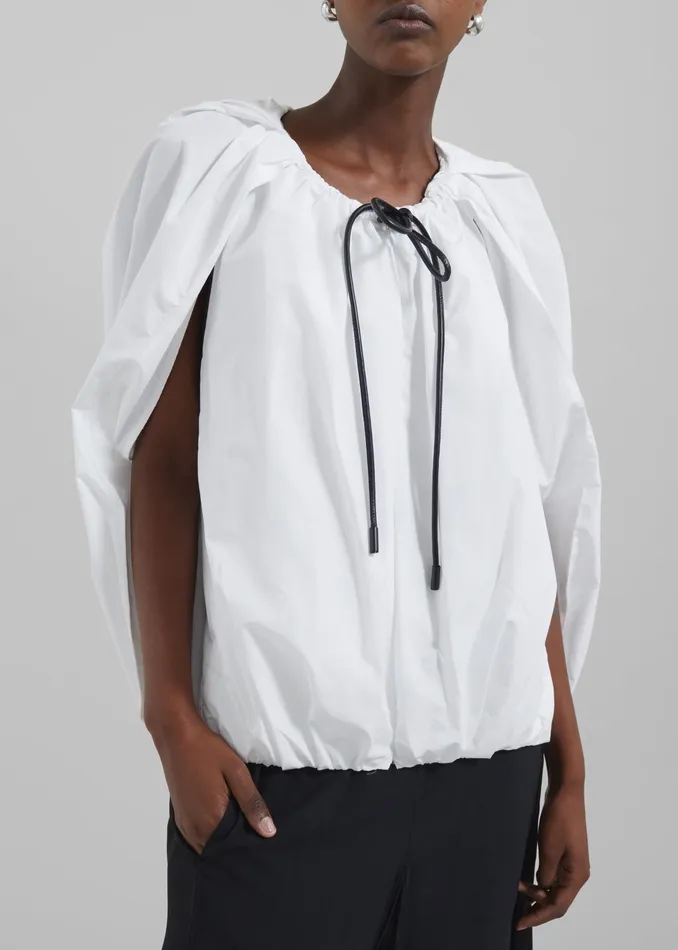 The Frankie Shop Tops 31 Phillip Lim Cocoon Zip Top 8211 White 8211 Women