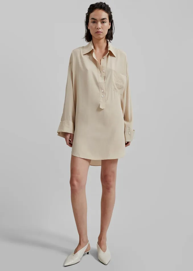 The Frankie Shop Tops By Malene Birger Maye Blouse 8211 Nomad 8211 Women