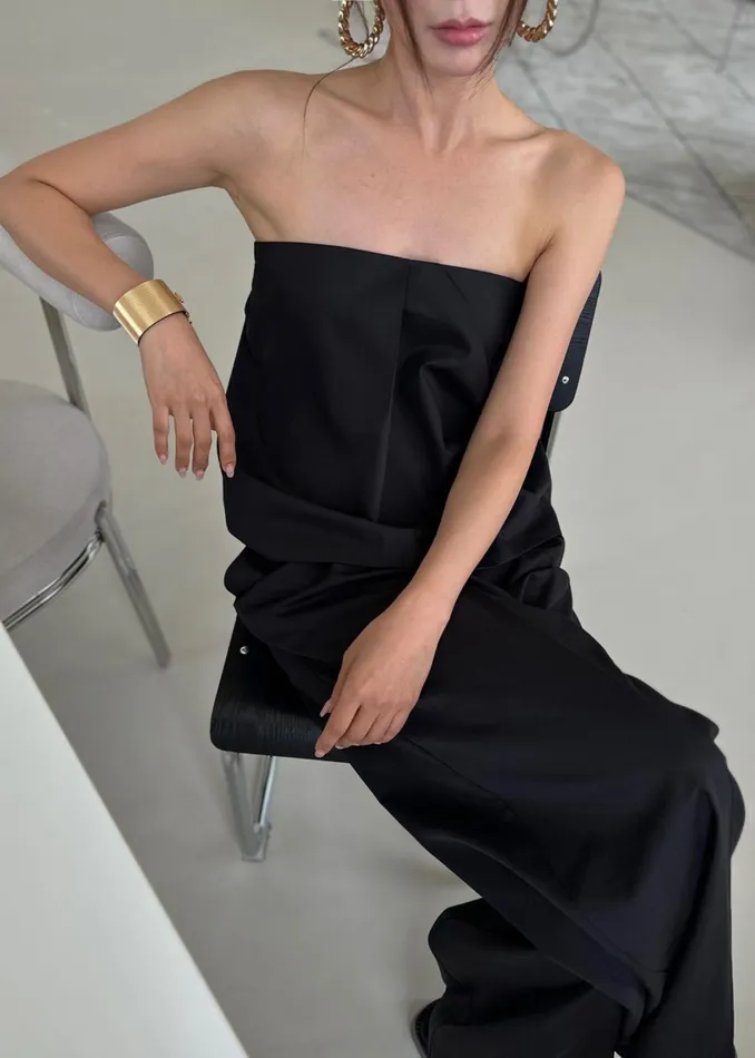 The Frankie Shop Tops Catalina Tube Top 8211 Black 8211 Women