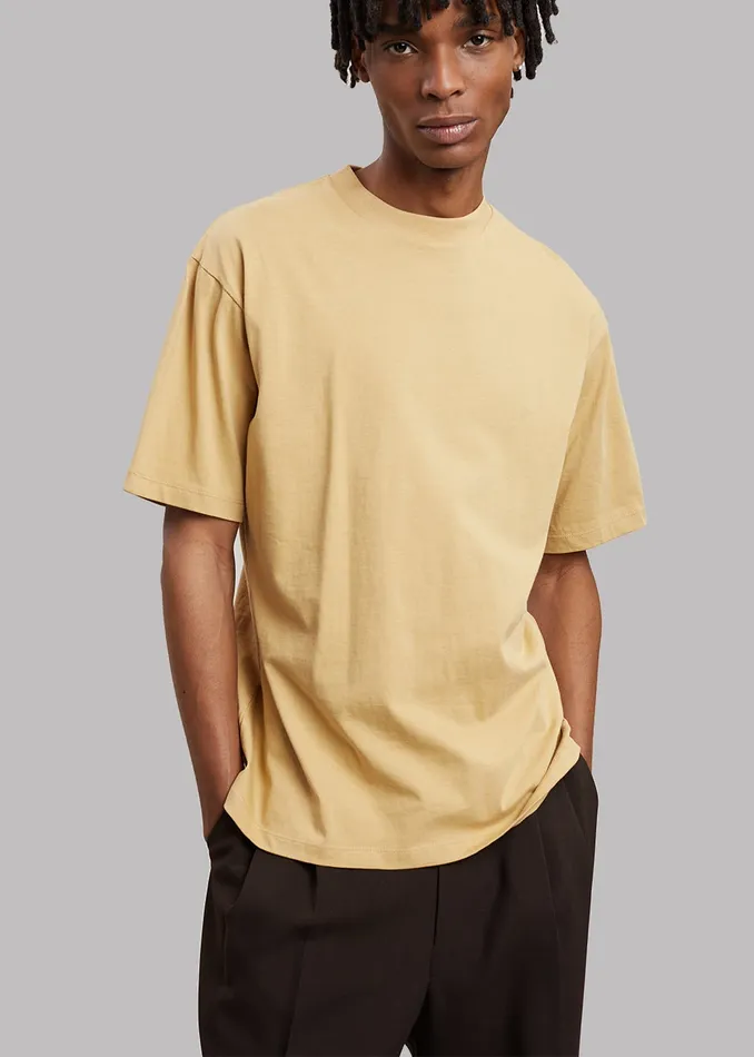 The Frankie Shop Tops Evora Tee 8211 Sahara 8211 MenWomen