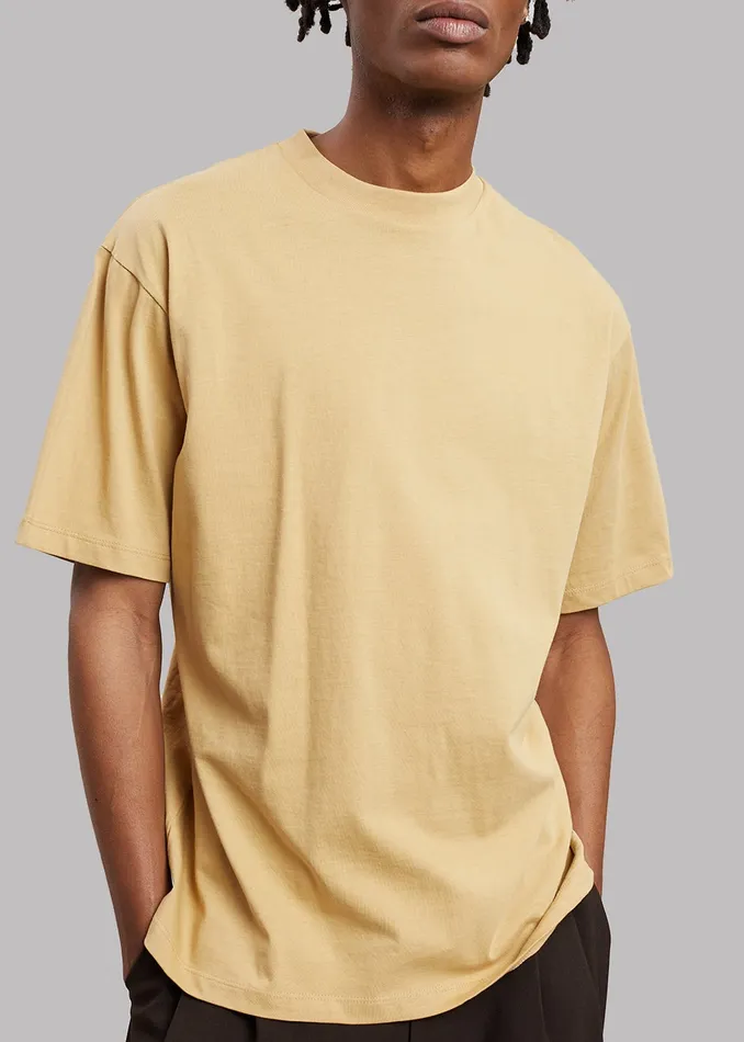 The Frankie Shop Tops Evora Tee 8211 Sahara 8211 MenWomen