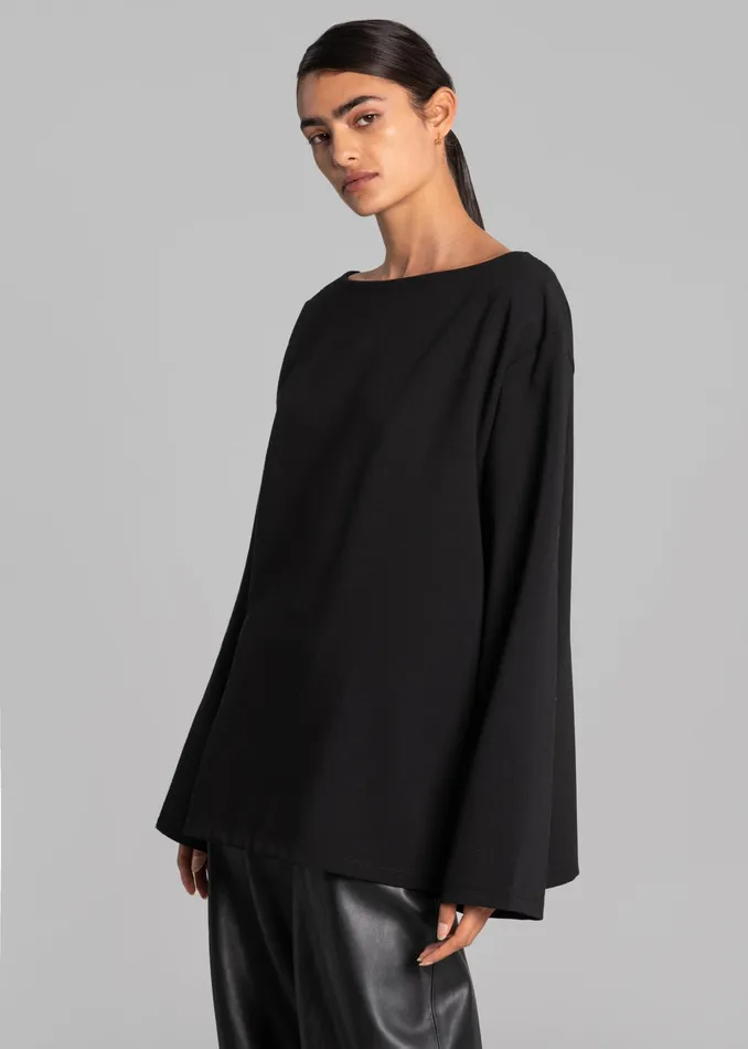 The Frankie Shop Tops Malvo Top 8211 Black 8211 Women