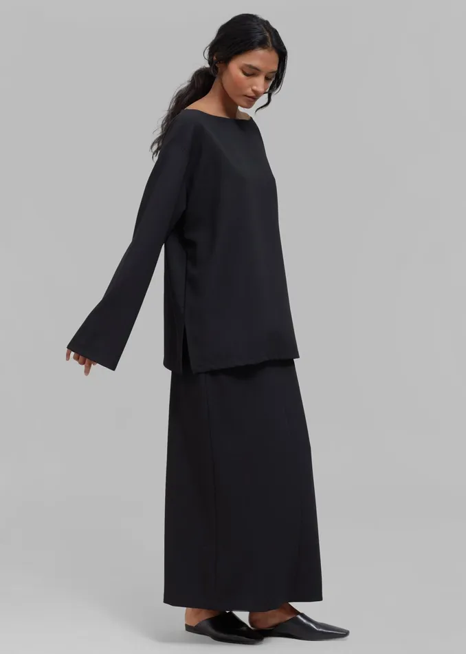 The Frankie Shop Tops Malvo Top 8211 Black 8211 Women