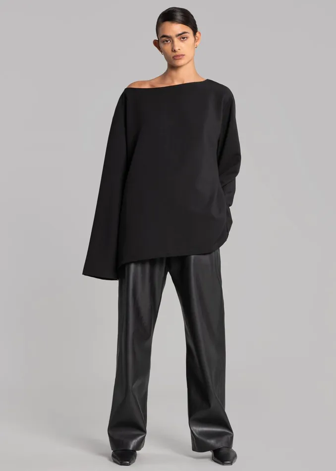 The Frankie Shop Tops Malvo Top 8211 Black 8211 Women