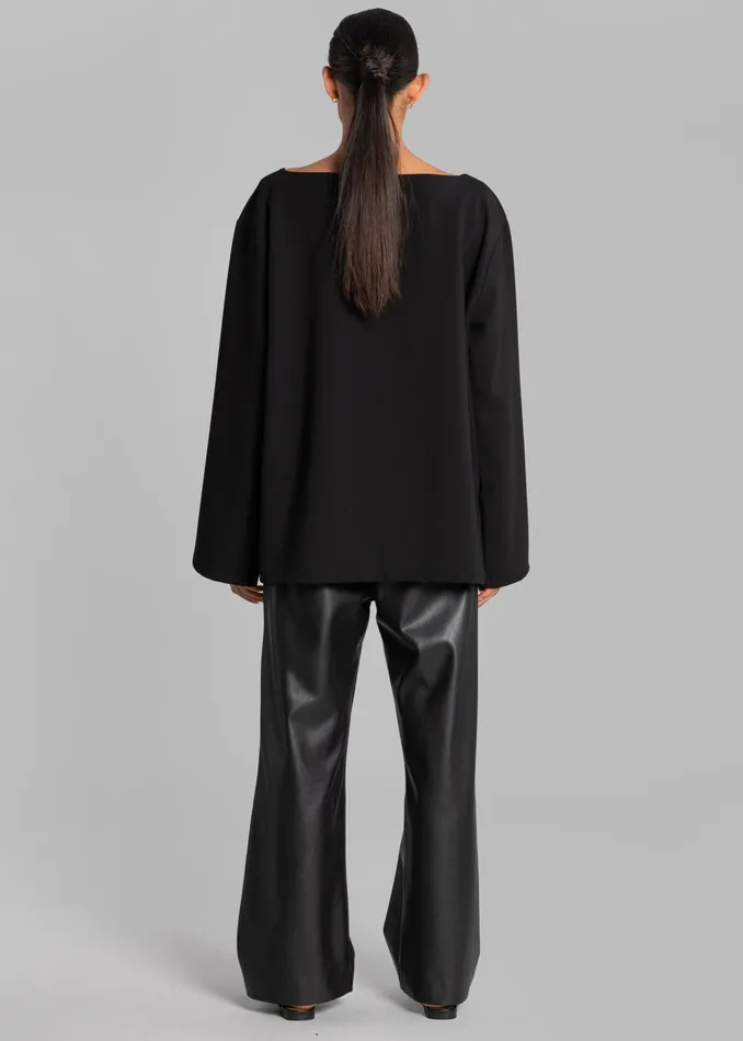 The Frankie Shop Tops Malvo Top 8211 Black 8211 Women