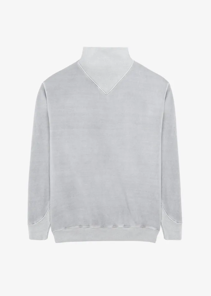 The Frankie Shop Tops Micah Sweatshirt 8211 Light Grey 8211 Men