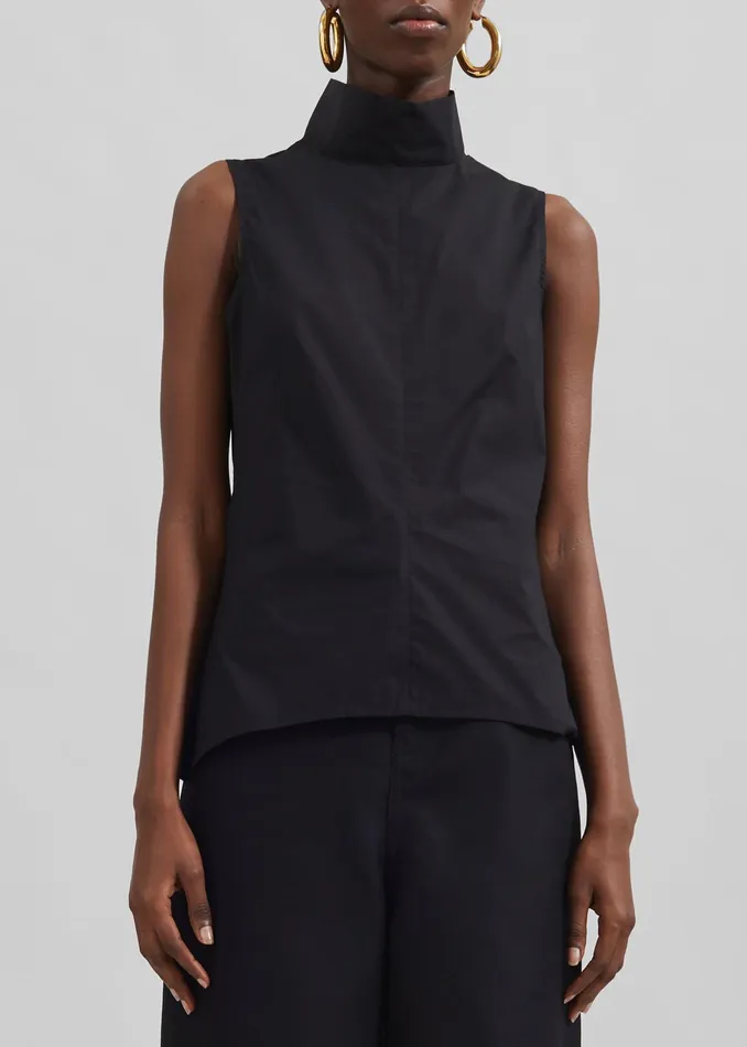 The Frankie Shop Tops Remain Sleeveless Top 8211 Black 8211 Women