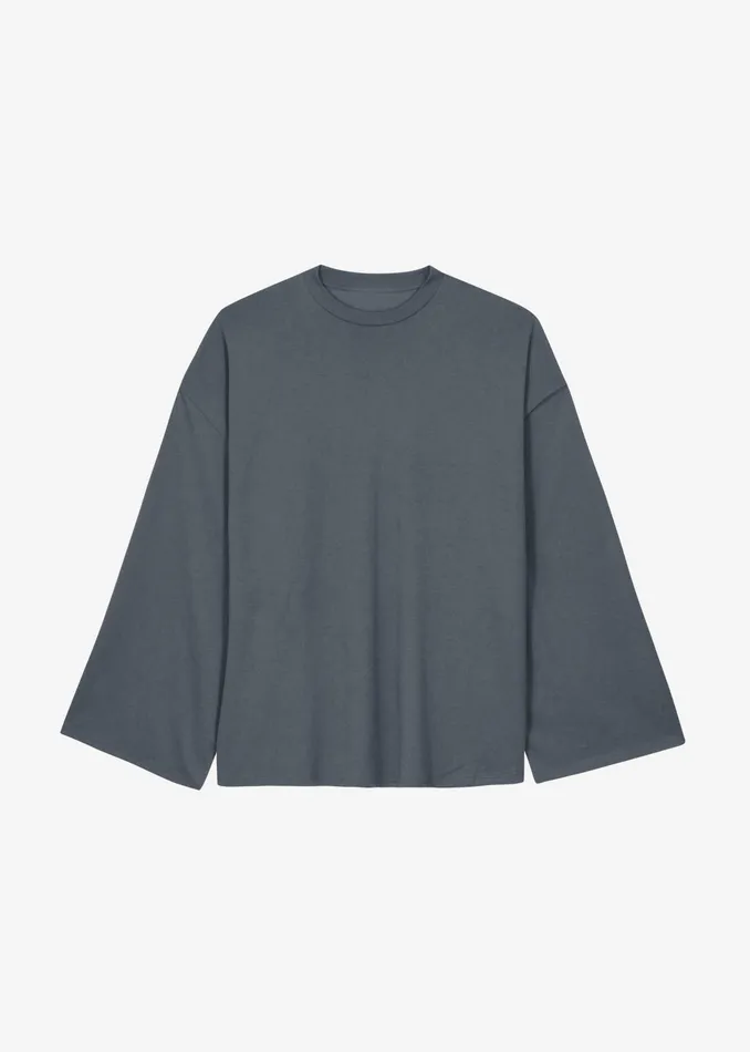 The Frankie Shop Tops Rio Oversized Sleeve Tee 8211 Khaki 8211 Women