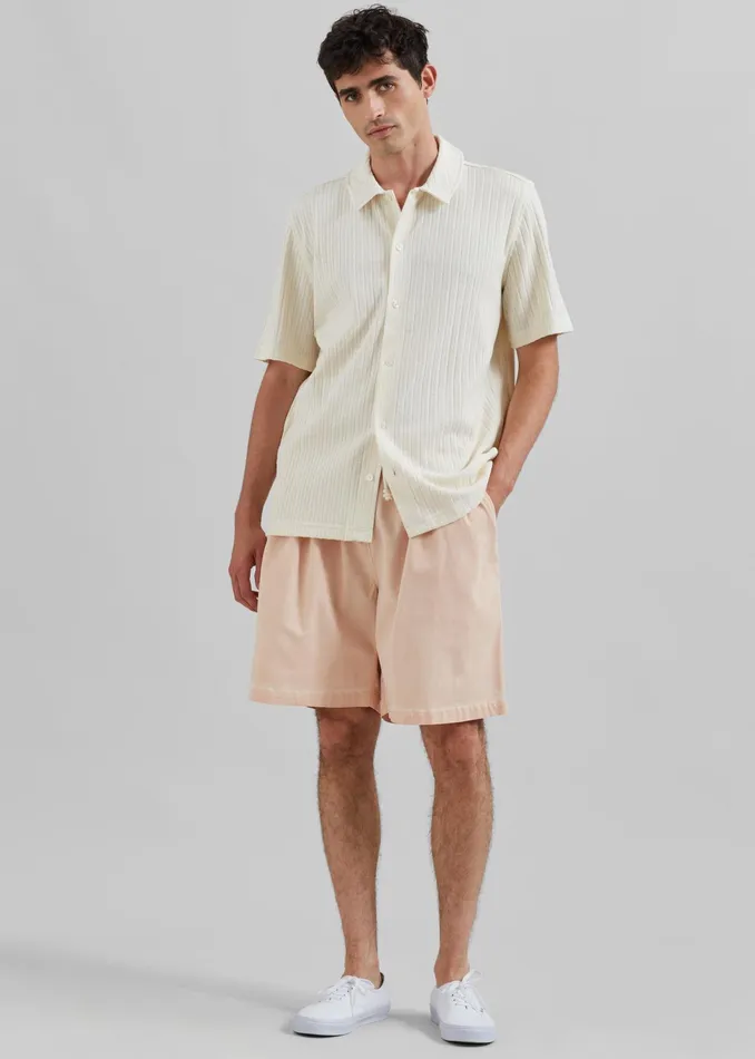 The Frankie Shop Tops Samse Samse Sakvistbro Shirt 8211 Cream 8211 Men