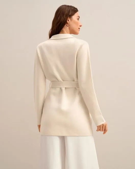 The Incana Knit Blazer Women Lilysilk Knitwear