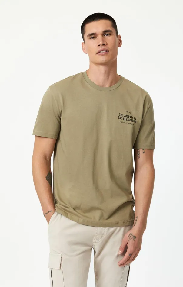 The Journey Print TShirt In Mermaid Men Mavi Jeans TShirts