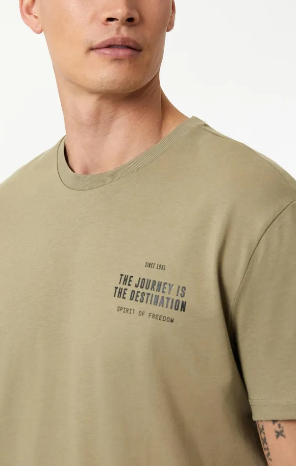 The Journey Print TShirt In Mermaid Men Mavi Jeans TShirts The Journey Print TShirt In Mermaid Men Mavi Jeans TShirts