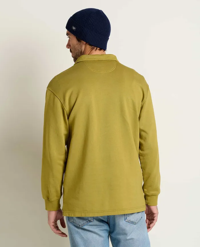 ToadandCo Hemp Daybreaker Rugby Green Moss Men8217s Jackets and Layers
