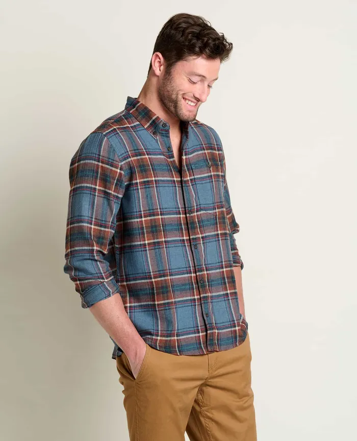 ToadandCo Shirts Men8217s Airsmyth Long Sleeve Shirt North Shore Windowpane