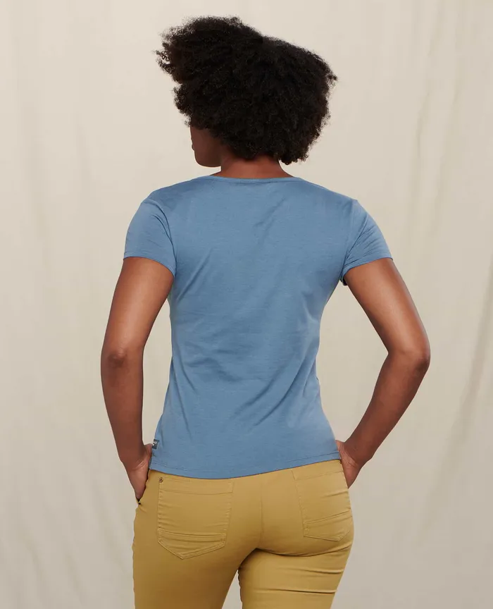 ToadandCo Tops and TShirts Women8217s Rose Short Sleeve Tee High Tide
