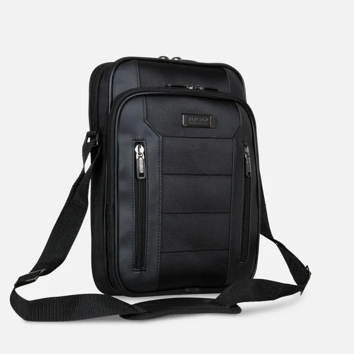 TopZip Nylon Day Bag Black Men Kenneth Cole Bags