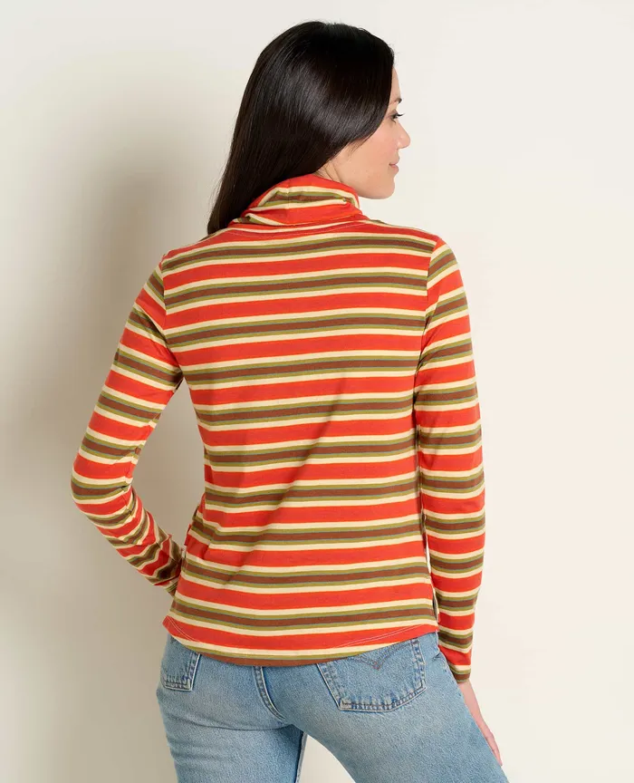 Tops and TShirts Women8217s ToadandCo Maisey Long Sleeve TNeck Grenadine Stripe
