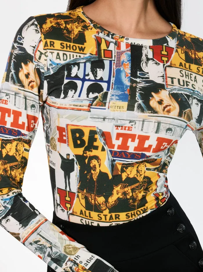Tops Women Alice Olivia The Beatles Delaina Top All Star Show