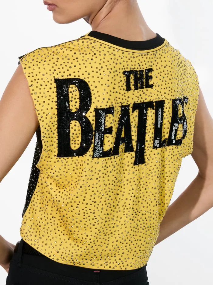 Tops Women Alice Olivia The Beatles Micah Muscle Tank Number One