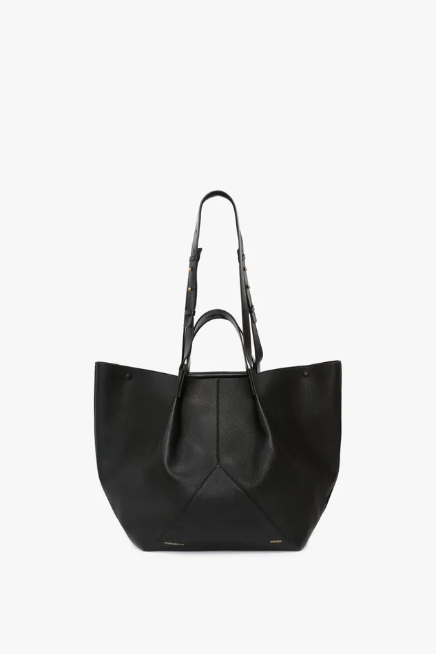 Tote Bags Women Victoria Beckham W11 Jumbo Tote In Black Leather