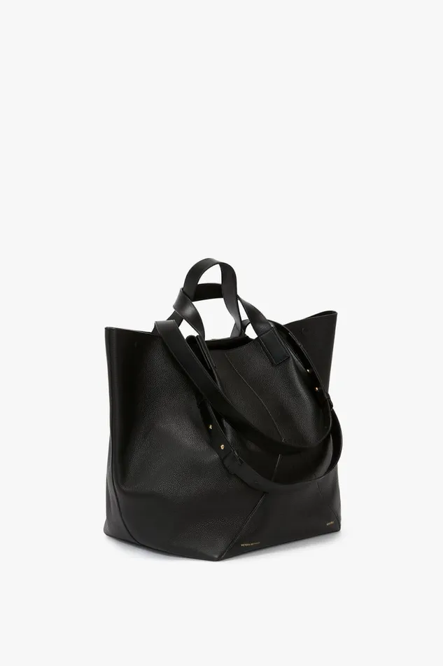 Tote Bags Women Victoria Beckham W11 Jumbo Tote In Black Leather Tote Bags Women Victoria Beckham W11 Jumbo Tote In Black Leather