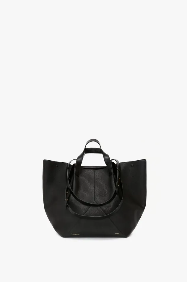 Tote Bags Women Victoria Beckham W11 Jumbo Tote In Black Leather Tote Bags Women Victoria Beckham W11 Jumbo Tote In Black Leather