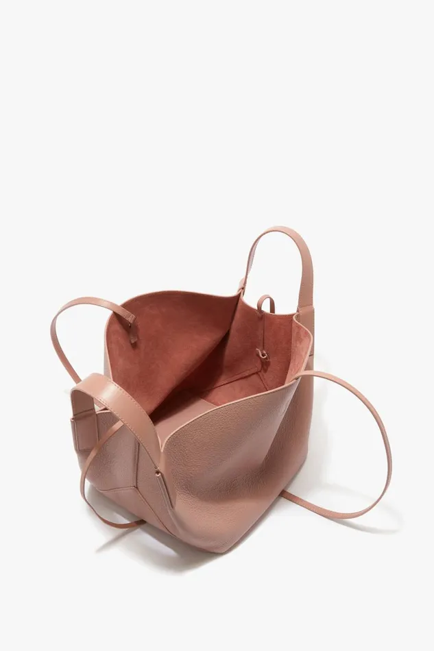 Tote Bags Women Victoria Beckham W11 Mini Tote In Marshmallow Leather
