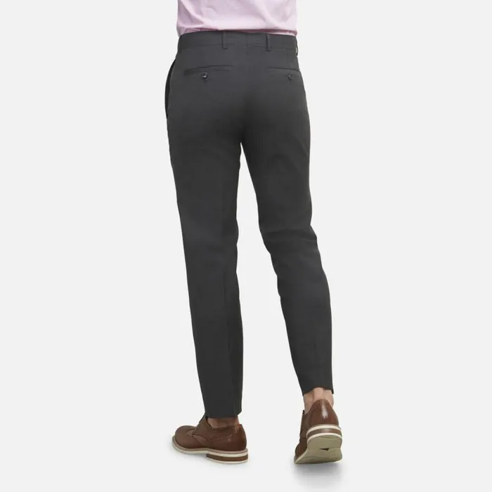 Travel Ready Straight Leg Suit Pant Charcoal Men Kenneth Cole Bottoms