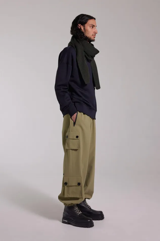 Trousers Men Stutterheim Kvala Matte Trousers Aloe
