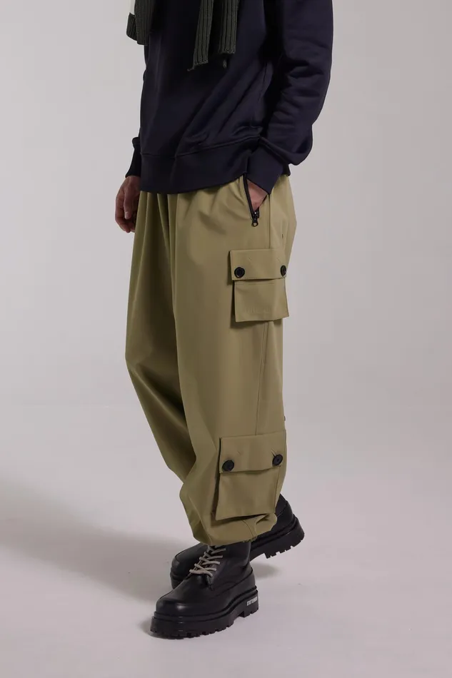 Trousers Men Stutterheim Kvala Matte Trousers Aloe