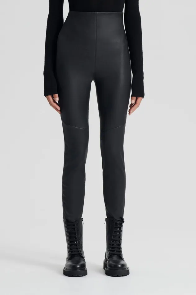 Trousers Women Scanlan Theodore STRETCH LEATHER LEGGING Black Trousers Women Scanlan Theodore STRETCH LEATHER LEGGING Black