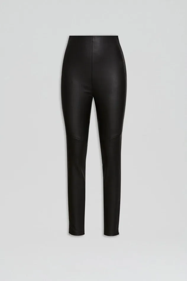 Trousers Women Scanlan Theodore STRETCH LEATHER LEGGING Black Trousers Women Scanlan Theodore STRETCH LEATHER LEGGING Black