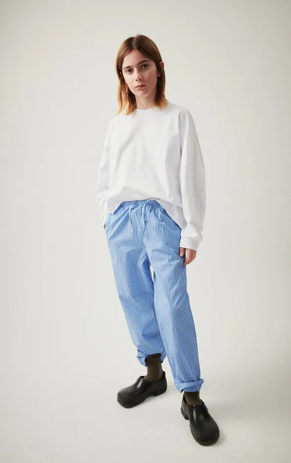 Trousers Zatybay Aqua Stripes Kids American Vintage Trousers and Shorts Trousers Zatybay Aqua Stripes Kids American Vintage Trousers and Shorts