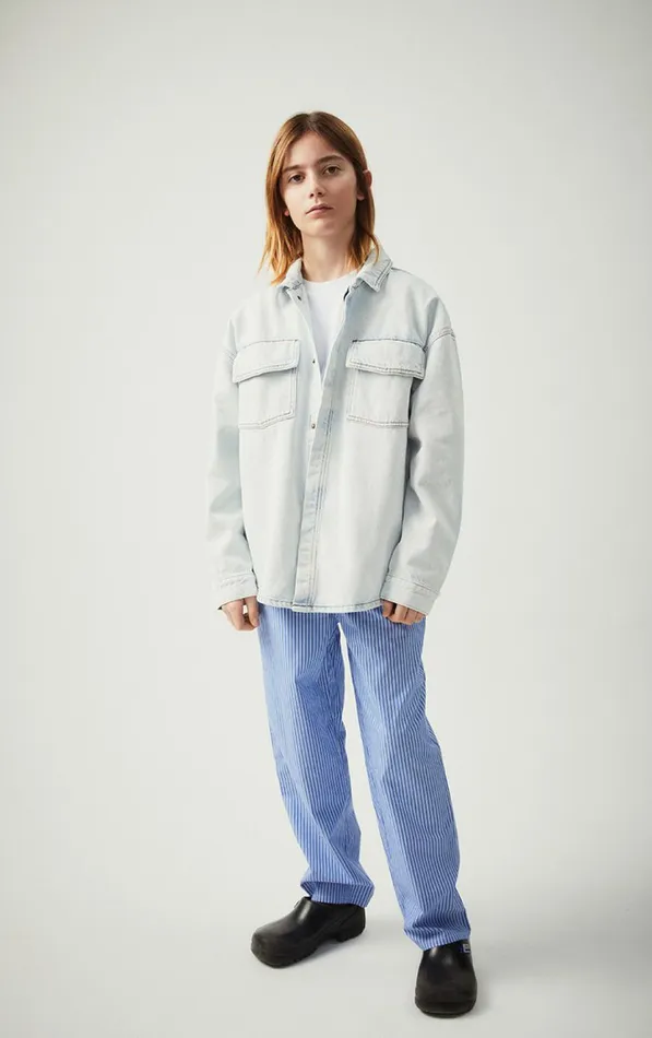 Trousers Zatybay Aqua Stripes Kids American Vintage Trousers and Shorts Trousers Zatybay Aqua Stripes Kids American Vintage Trousers and Shorts