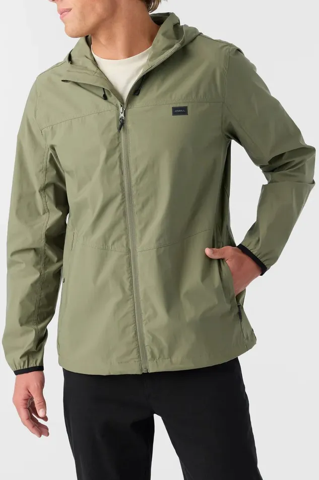 TRVLR STRETCH JACKET Deep Lichen Green Men O039NEILL Featured