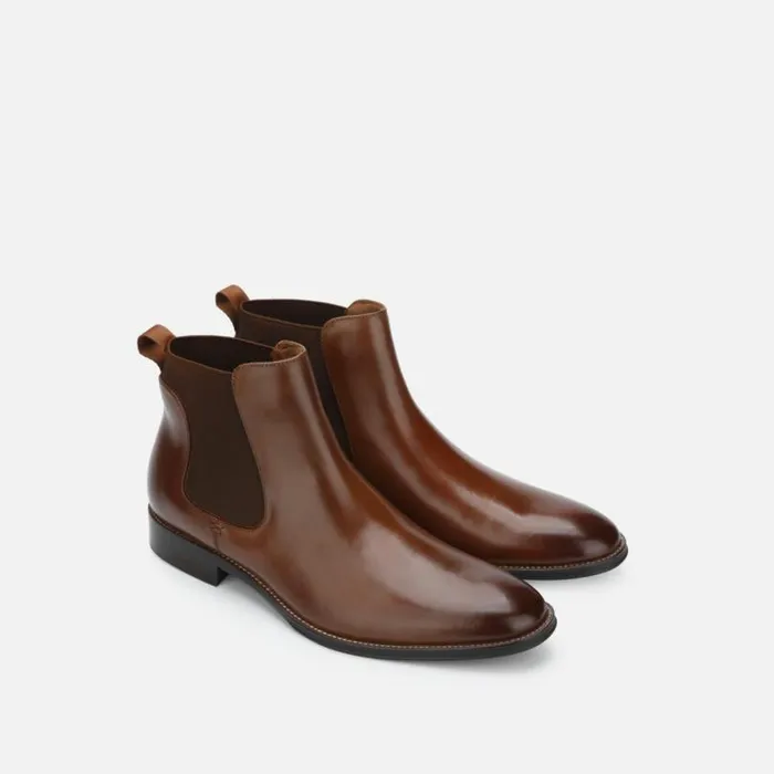 Tully Chelsea Boot Cognac Men Kenneth Cole Boots