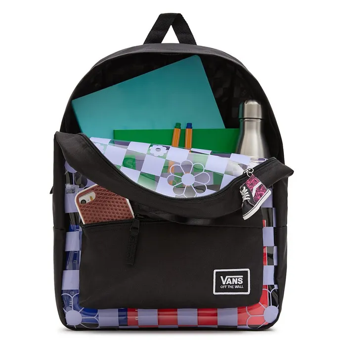 Vans Bags and Backpacks Men See Thru Realm Backpack Purple