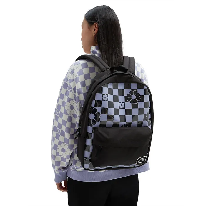 Vans Bags and Backpacks Men See Thru Realm Backpack Purple