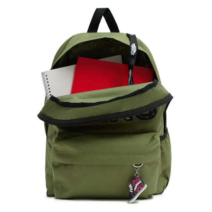 Vans Bags and Backpacks Women Realm Flying V Backpack Green