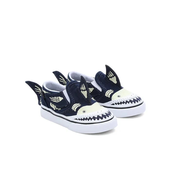 Vans Classics Kids Toddler SlipOn Glow In The Dark Shoes 14 Years Blue