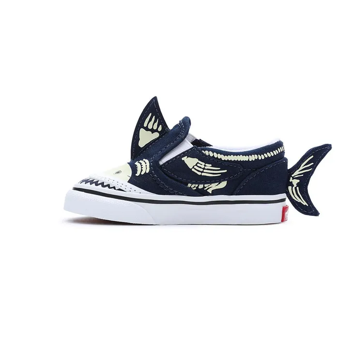 Vans Classics Kids Toddler SlipOn Glow In The Dark Shoes 14 Years Blue