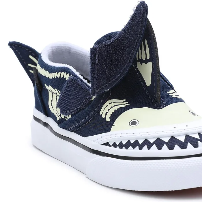 Vans Classics Kids Toddler SlipOn Glow In The Dark Shoes 14 Years Blue