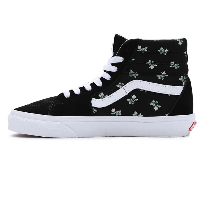 Vans Classics Men Floral Sk8Hi Shoes Black