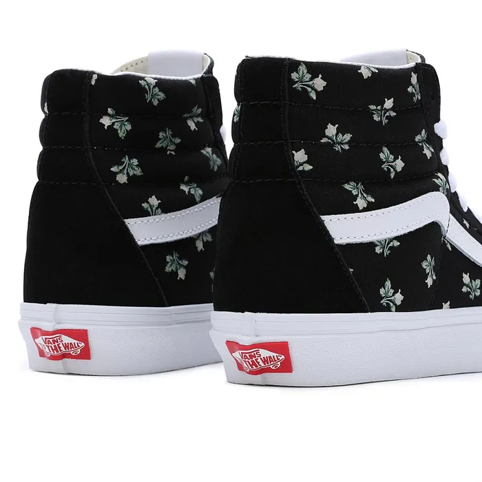 Vans Classics Men Floral Sk8Hi Shoes Black