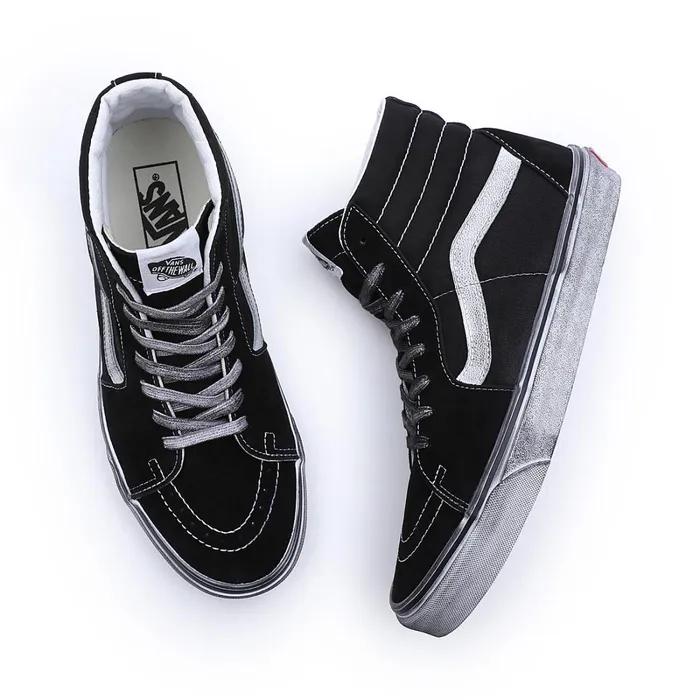 Vans Classics Men Stressed Sk8Hi Shoes Black