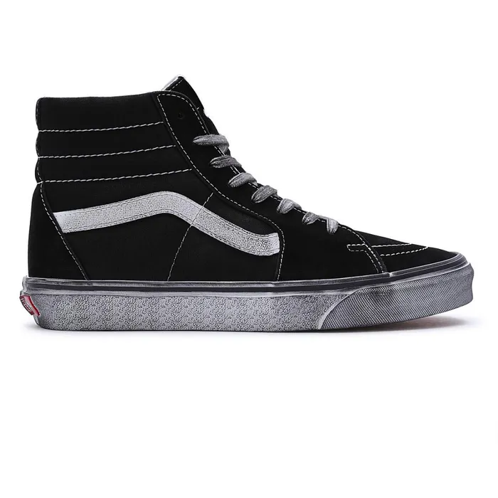 Vans Classics Men Stressed Sk8Hi Shoes Black