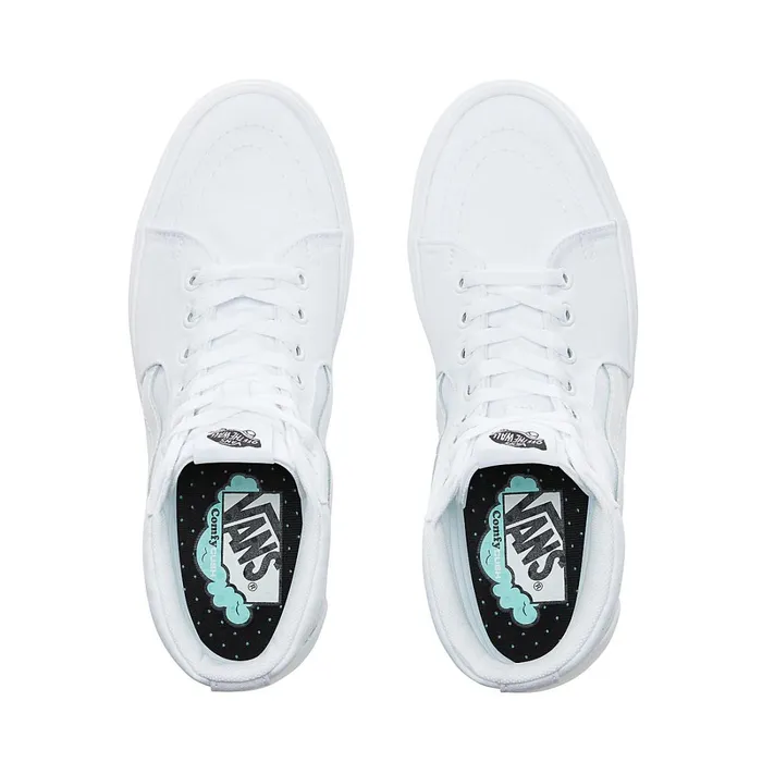 Vans Classics Women Classic Comfycush Sk8Hi Shoes White